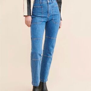 Madewell 90’s Straight Utility Jeans High Rise Blue Women's Jeans size 27